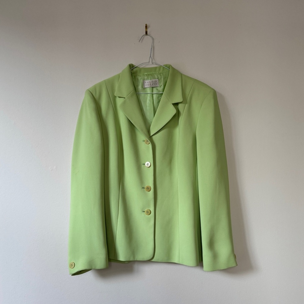Vintage green blazer